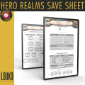 Upgrade Hero Realms Rewritable Save Sheets 2