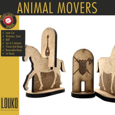 Standees Animaux pour JDR - Chevaux
