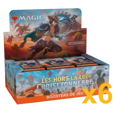 Magic The Gathering : Les Hors-la-loi de Croisetonnerre - Lot de 6 Boites de 36 Boosters de jeu