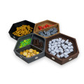 Magnetic compartmentalized multigame cups 2