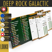 Journaux de campagne réinscriptibles pour Deep Rock Galactic