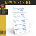 New York Slice - Feuille de score réinscriptible 1