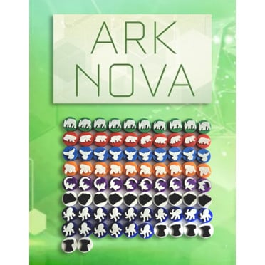 Animal Tokens for Ark Nova (2 players set)