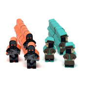 16-piece Set of Worker Meeples for Scythe: The Rise of Fenris