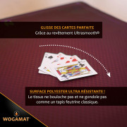 Tapis Cartes Prestige Rouge 60x60 cm 2