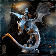The Beholder Miniatures - Orcs - Commandant sur Dragon