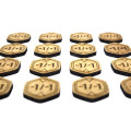 Set of 16 tokens compatible with Magic : The Gathering 1