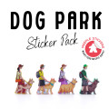 Dog Park Meeple Sticker set 2