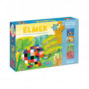 Elmer Tout en Couleurs - Puzzles Évolutifs