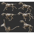 Crab Miniatures - Undead Egyptians - Chariots  x3 2