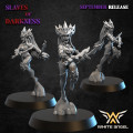 White Angel Miniatures - Elfes Noirs - Furies Elfes Noirs 2