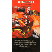 Power Rangers : Heroes of the Grid - Red Battlezord Promo Card