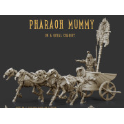 Crab Miniatures - Undead Egyptians - The Pharaon on Chariot x1