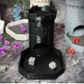 Castle dice tower - black color 1