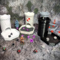 Castle dice tower - black color 2