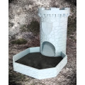 Castle dice tower - grey color 0