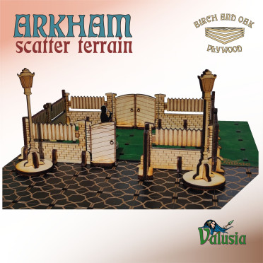 Décors Arkham (Cour Avant)