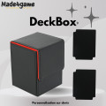 DeckBox 100+ black inside red 3