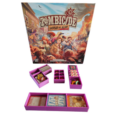 Zombicide Undead or Alive - Compatible purple insert storage