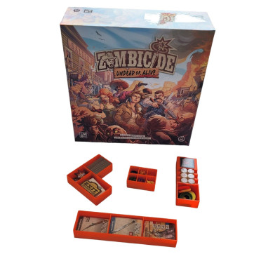 Zombicide Undead or Alive - Compatible orange insert storage