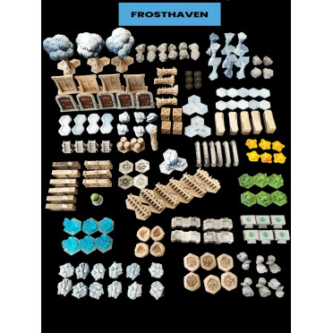 Eléments en 3D pour Frosthaven