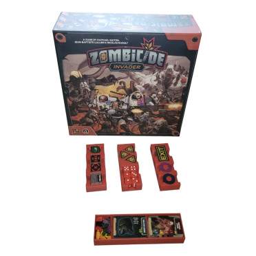 Zombicide Invader - Rangement insert rouge compatible