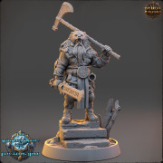 Daybreak Miniatures - The Wintershadows of Frostfang Hold : Ragnar Wolfslayer [32mm]