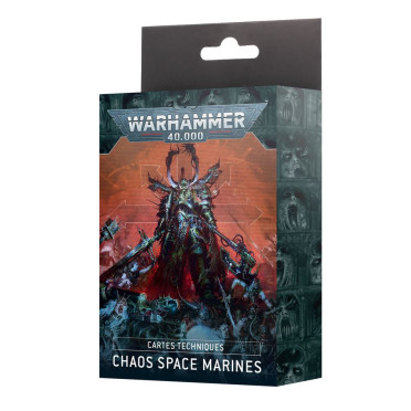 W40K : Cartes Techniques - Space Marines du Chaos