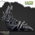 Highlands Miniatures - Steppe Goblins - Goblins on Giant Crab 1