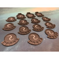 Nemesis Board Game Accessories - Wound Marker Set Alien Bases 1