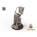 Orc - Wolf Rider with Banner - Davale Games 0