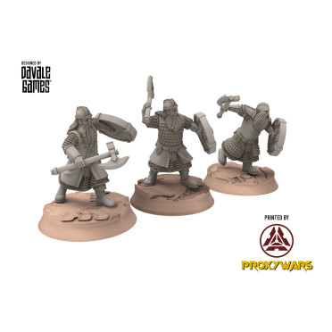 Kalak Dwarves - 6 Warriors - Davale Games