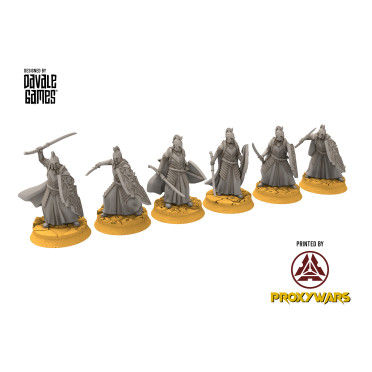 Bloody Elf - x6 Swordmens with shield - Davale Games