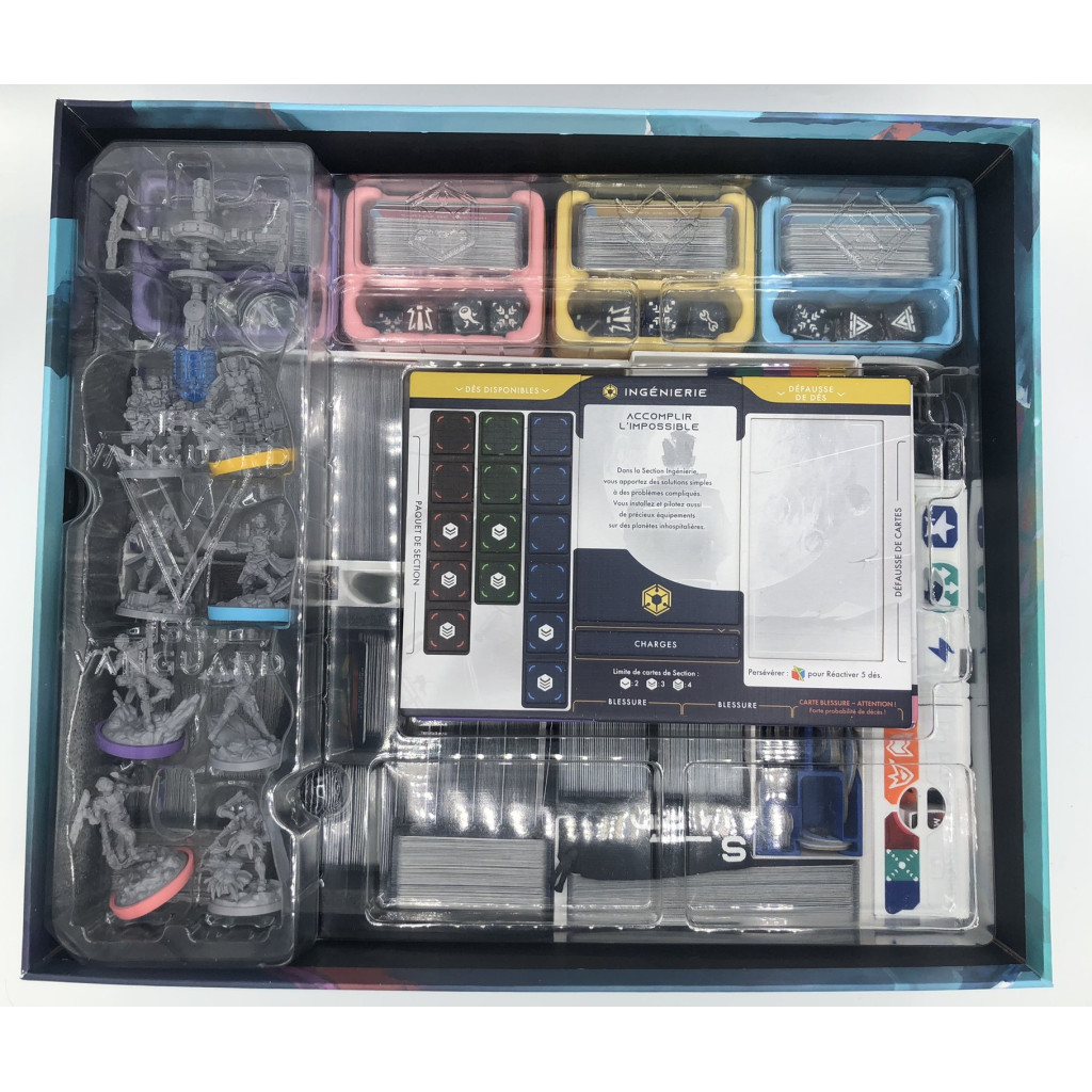 Buy Complete Insert for ISS Vanguard - Compatible with Base Game Sections  and Sleeved Cards - Orgamize - Accessories