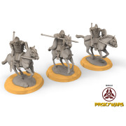 West Human - x3 Royal Guard Mounted V2 - Davale Games