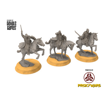 Wood Elves - 3x Armoured Wood Elf on Horse - Davale Games