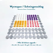 Wyrmspan – 3D Deluxe Resources + Coins Upgrade Set (145 pcs)