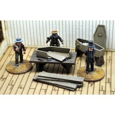 Dead Man's Hand - Civilian Undertaker's Figure Set