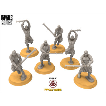 Blood-Handed Orcs - x6 Bersekers - Davale Games