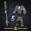 Green Skin - x3 Sergeants with Heavy Weapons  - Malicious Mini's 1