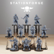 Station Forge - Légion de Fer – 10x Grimguard Sister Of War