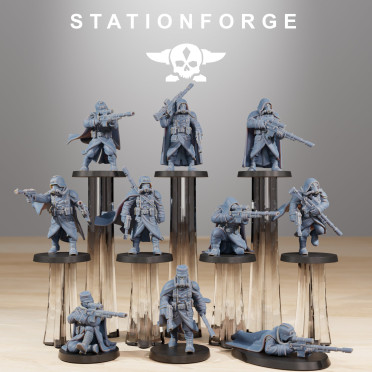 Station Forge - Légion de Fer – 10x Grimguard Marksmens