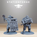 Station Forge - Légion de Fer – 6x Grimguard Mutants Bullogres Hand Weapons 5