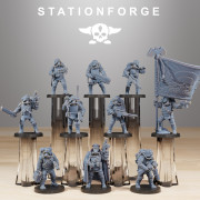 Station Forge - Légion de Fer – 10x Grimguard Ironclads