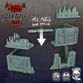 Forbidden Prints Scenery - Ruines Set Bad Lands 2