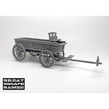 Dead Man's Hand - Unhitched Wagon Plastic Kit