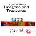 The Quest for El Dorado - Dragons and Treausers sticker set 10