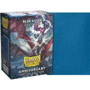 100 Dragon Shield Matte : Blue Silver