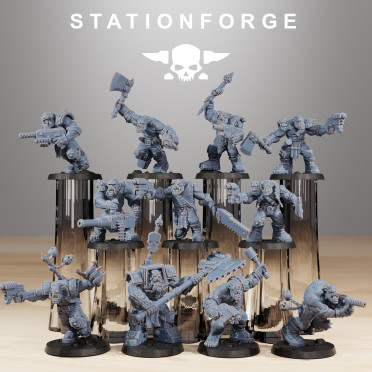 Station Forge - Orques –  11x Orkaz Infantry