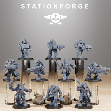 Station Forge - Orques – 10x Orkaz Pirates